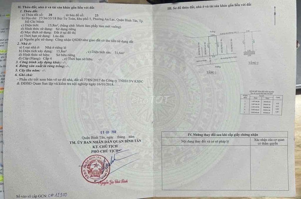 Bán nhà nhỏ 27/// đường Bùi Tư Toàn - An Lạc - Bình Tân - Ảnh 3