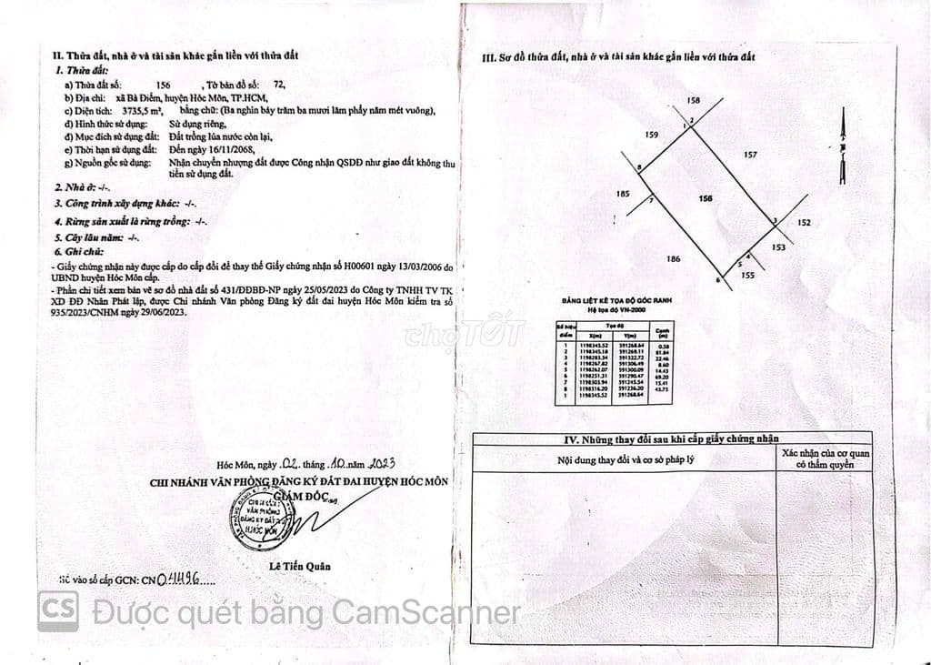 Bán Đất Mặt Tiền Bà Điểm 4 , Xã Bà Điểm , HCM - Ảnh 2