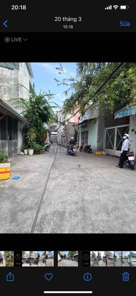 Nhà hém 6m giá hot 4,05x11.5m 4.8 tỷ tl Đường Phú Thọ Hoà