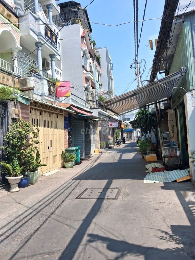 NHÀ MẶT TIỀN LỚN HẺM XE HƠI THÔNG - KDC HIỆN HỮU - 02 TẦNG 6,4X13M