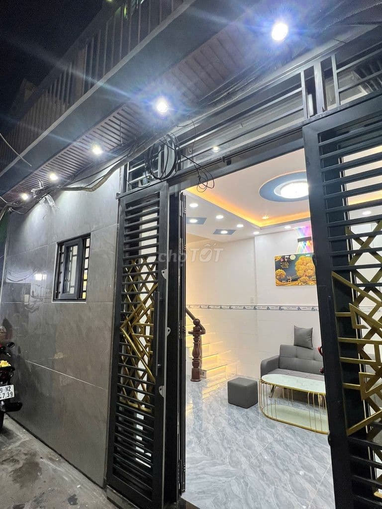 Nhà H14B Hưng Phú, P8, Q8, 1 trệt, 2 lầu, ST, Ngang 6,4m x Dài 4m. - Ảnh 2