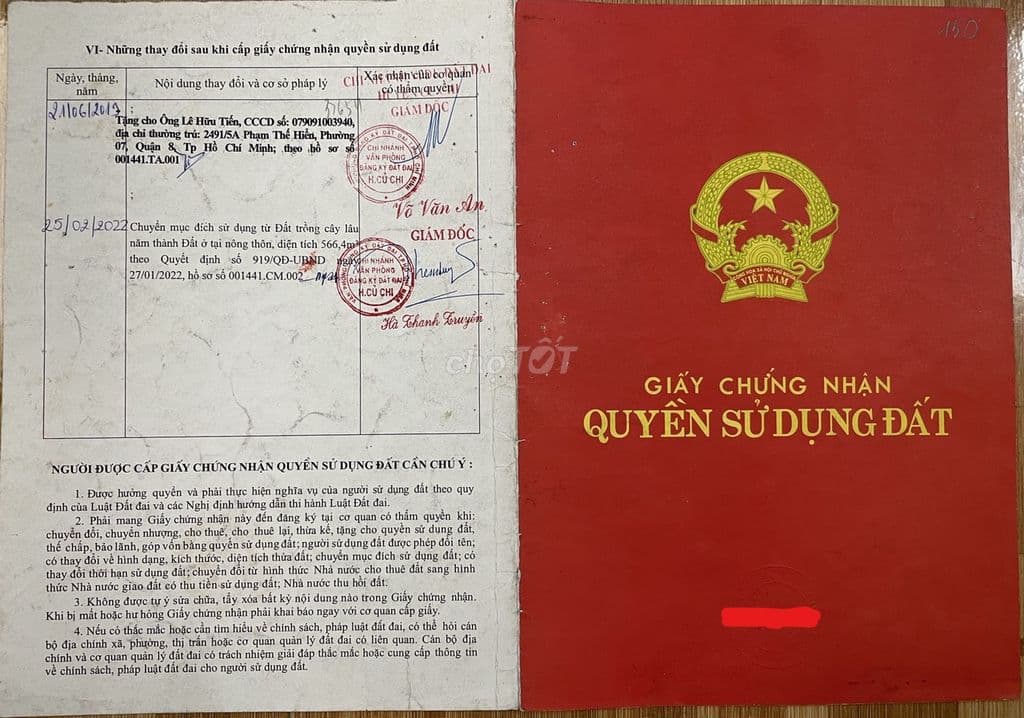 BÁN ĐẤT 2 MẶT TIỀN FULL THỔ CƯ 661 M2 1/ HUỲNH THỊ BẲNG - 5,5 TỶ (TL)