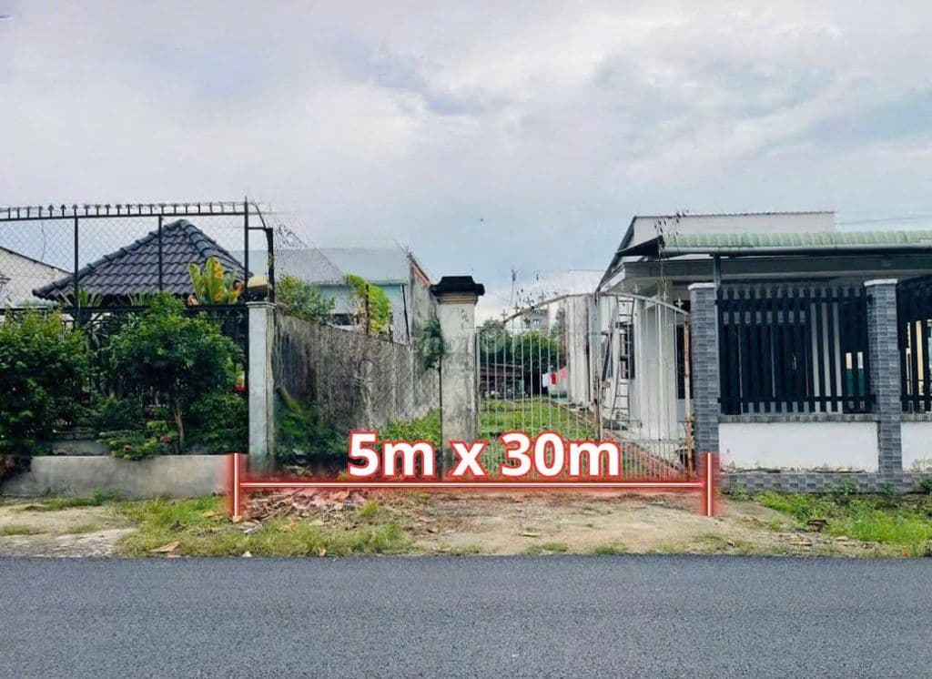 Bán gấp lô đất 277m2 (nở hậu 8,6m) Ngay trung tâm Thị Trấn Củ Chi