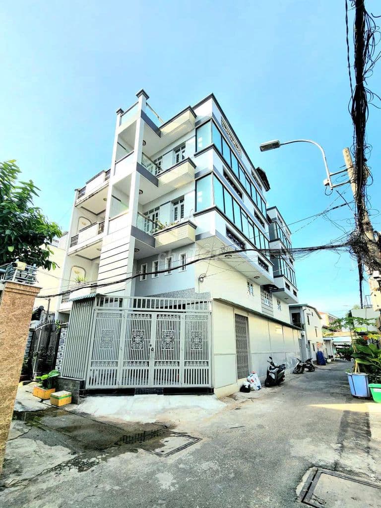GÓC 2 MẶT TIỀN NỘI BỘ - 5 TẦNG - SHR HOÀN CÔNG ĐỦ.