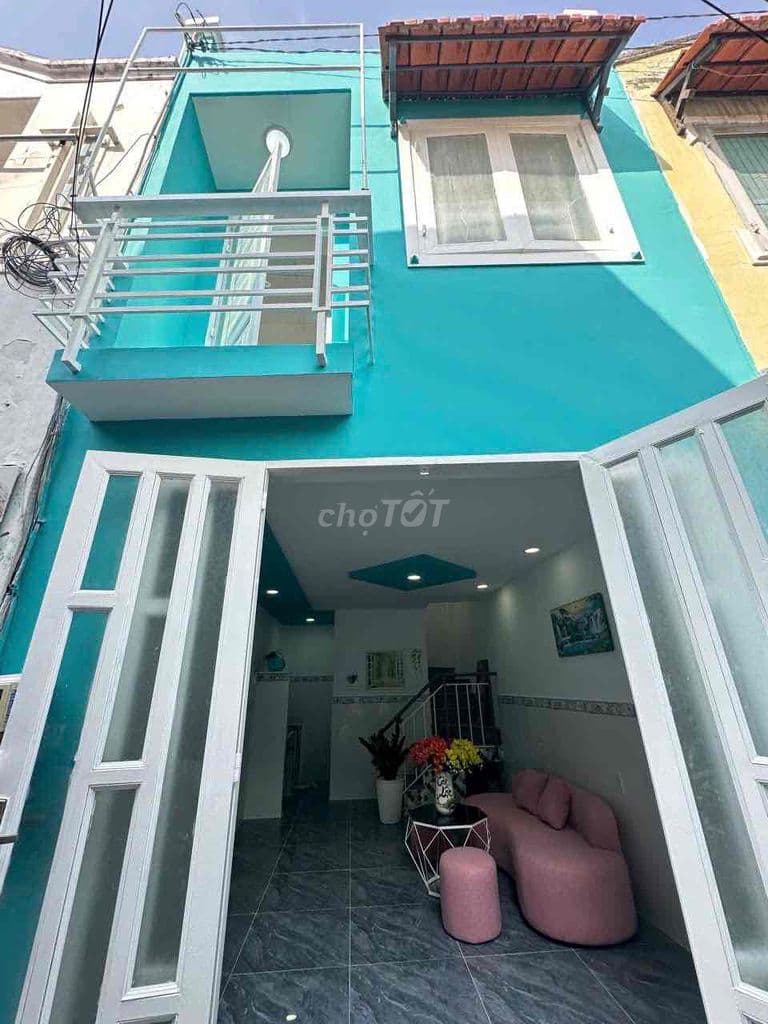 nhà 1 lầu. 950tr . thạnh lộc 37. hà huy giáp. Ngay Cd điện lực - Ảnh 2