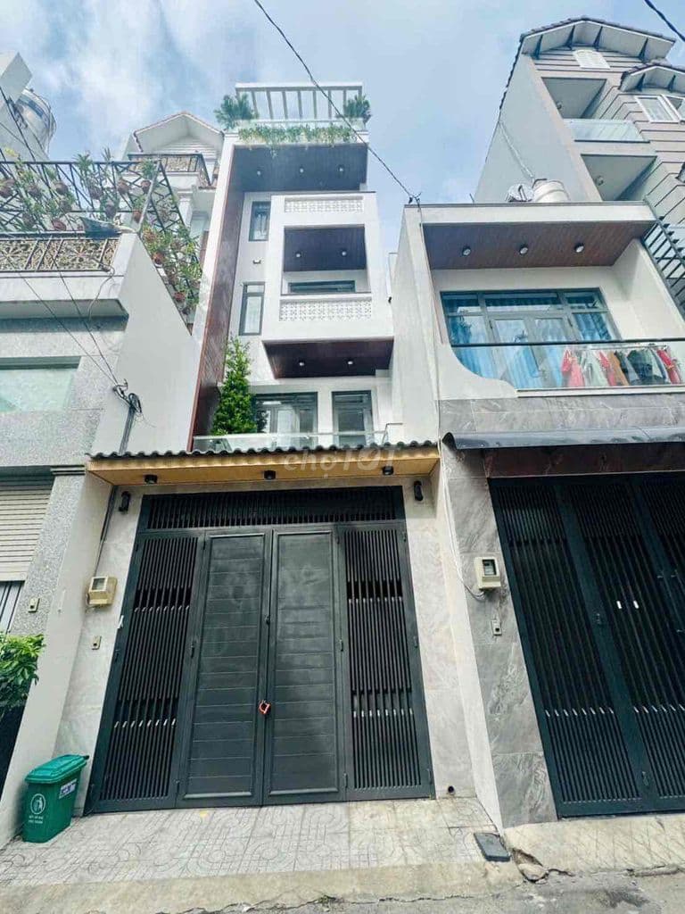 CHỈ 8Tỷ Nhà 4 Tầng hẻm ô tô tải thông Ngay Nguyễn Văn Khối P8 Gò Vấp