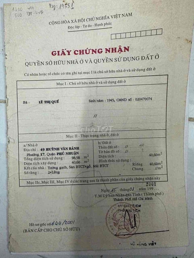 nhà mặt tiền huỳnh văn bánh phú nhuận - Ảnh 2