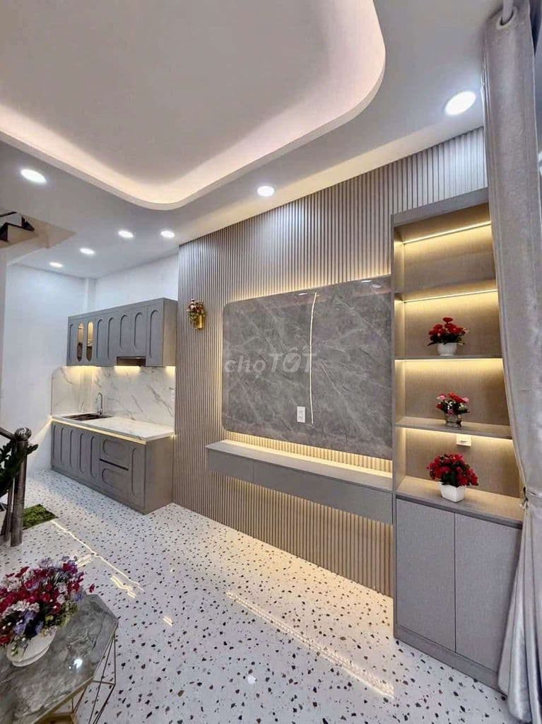 nhà sổ hồng 2 lầu 3,3x7m kế phú mỹ quận 7 1 tỷ 790 - Ảnh 2