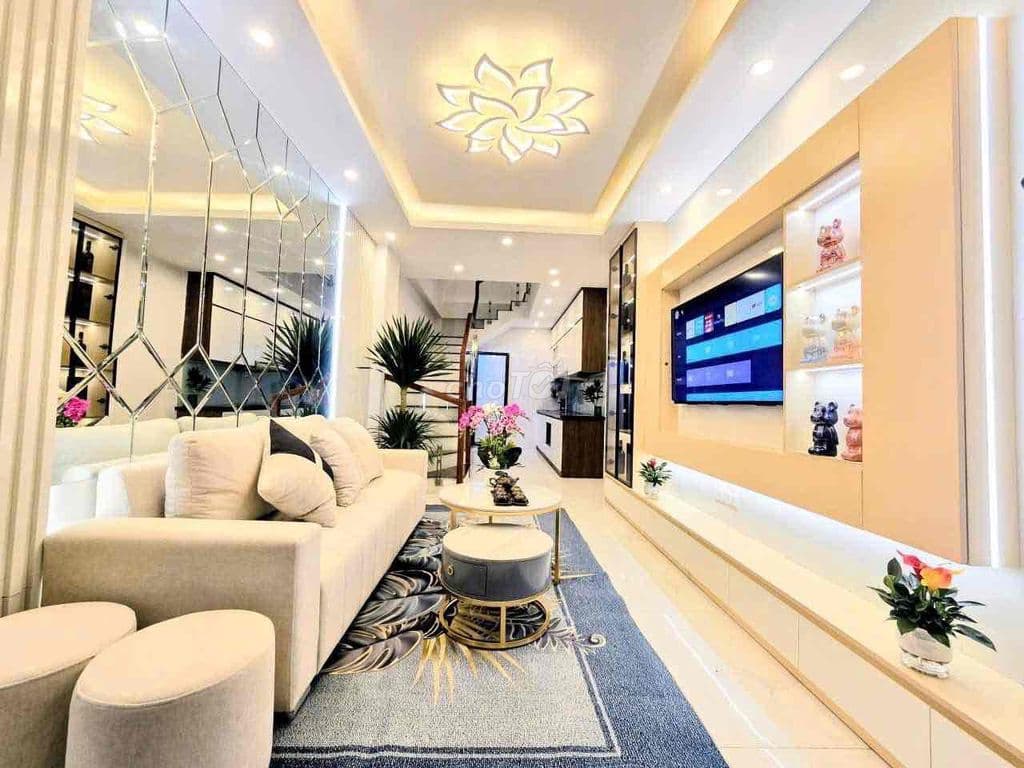 Ô tô đỗ cửa Phố Minh Khai, ngõ thông kinh doanh, full nội thất, 38m2 - Ảnh 2