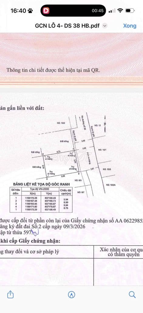 Đất thổ cư ngang 5 ngay chợ Hiệp Bình sổ hồng mới t3/2026 - Ảnh 3