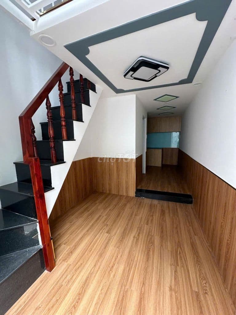 Nhà hẻm 592 Nguyễn Văn Quá, DT 3x7m, nhà đẹp hẻm 3m_ Công chứng liền - Ảnh 2