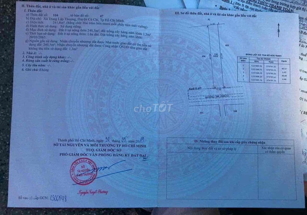 CHỦ BÁN GẤP ĐẤT CỦ CHI ĐƯỜNG NHỰA FULL THỔ