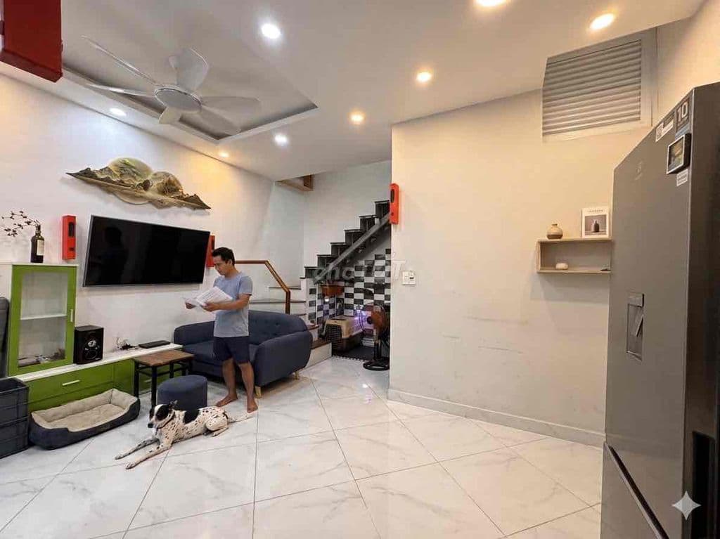 CHỦ GỬI NHÀ LÊ VĂN THỌ- 30.6m2- TRỆT LẦU 2 PN- 100m RA HẺM XE HƠI- 3.X - Ảnh 2