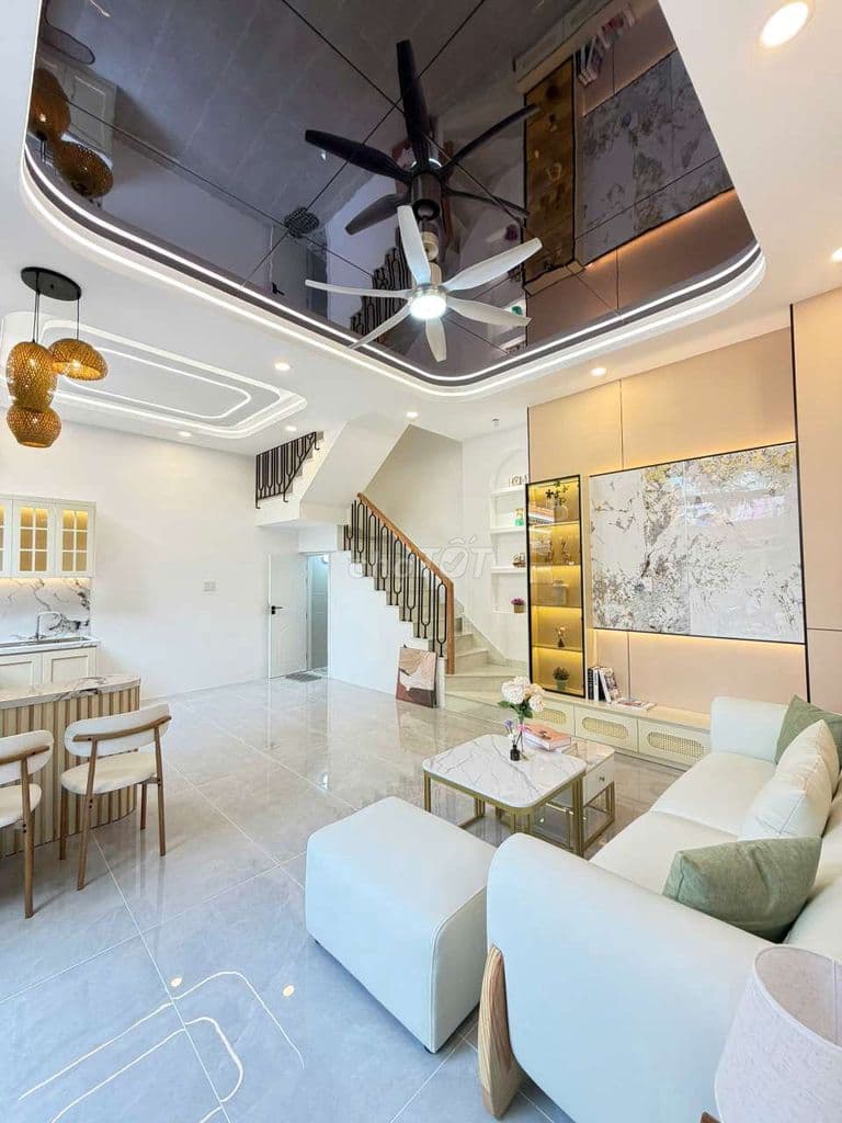 NGANG 6,5M HẺM XE HƠI NHÀ MỚI 4 TẦNG CHỈ 6 TỶ 950 - Ảnh 3