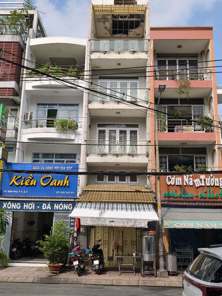 Chính chủ bán nhà 199 Bình Phú 5 tầng vị trí cực đẹp