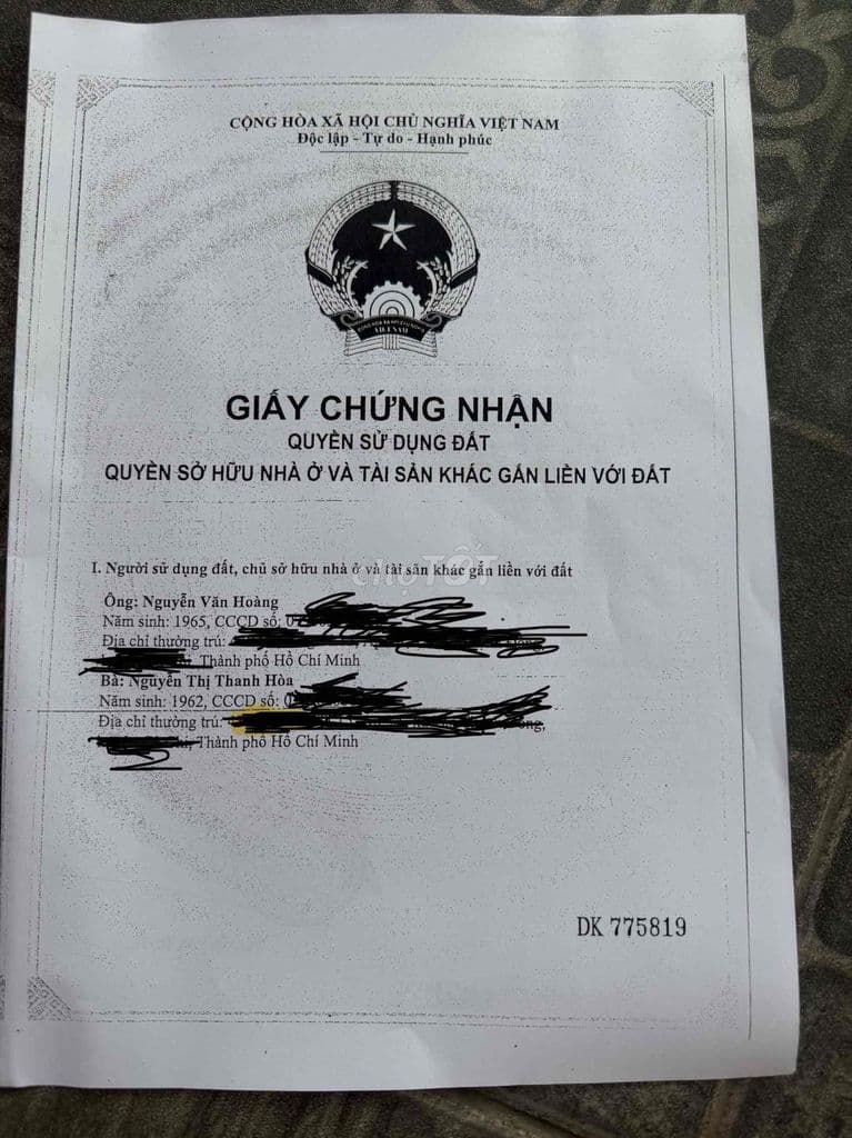 BÁN ĐẤT MẶT TIỀN ĐƯỜNG SONG HÀNH HÓC MÔN