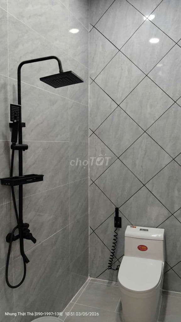BÁN NHÀ SHR 86M2 NGANG 4M (NH 5.6M) , NGAY NHÀ THI ĐẤU PHÚ THỌ, 4PN - Ảnh 3