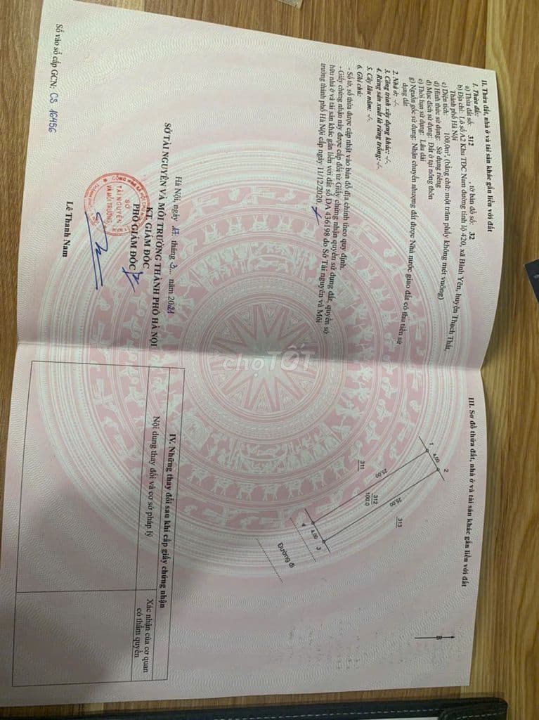 Bán đất đẹp khu TĐC Bunhf Yên