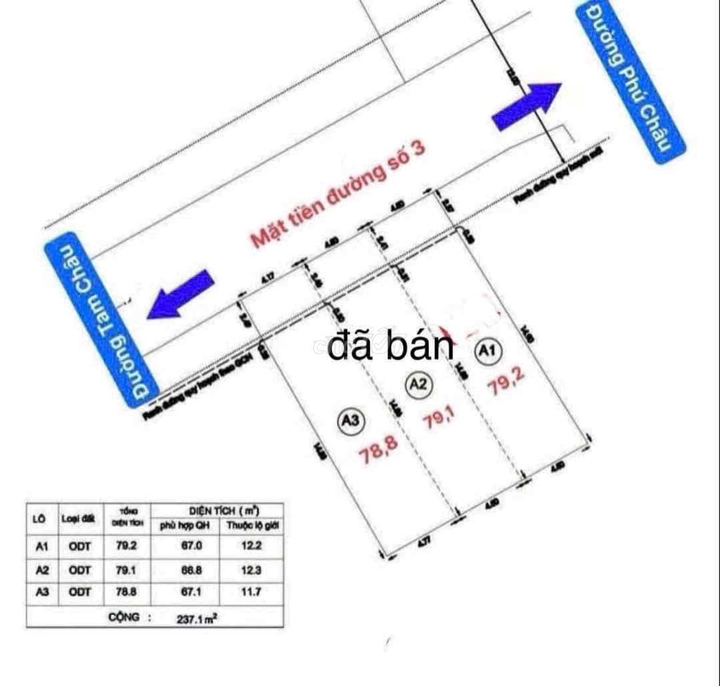 Bán Lô Đất 4,2x17,6 Mặt Tiền Đường Số 3 P. Tam Bình Tp Thủ Đức Tp Hcm - Ảnh 3