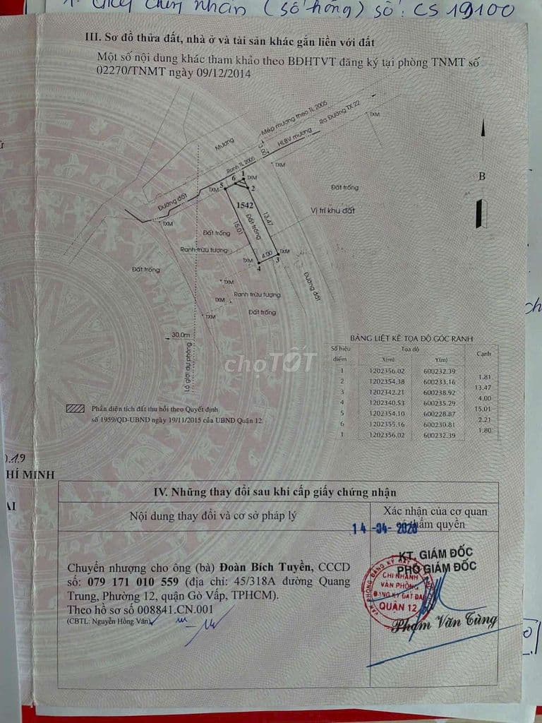 ĐẤT GÓC 2 MẶT TIỀN TX22, DT: 60m2, SỔ HỒNG RIÊNG, 4.2 tỷ - Ảnh 2