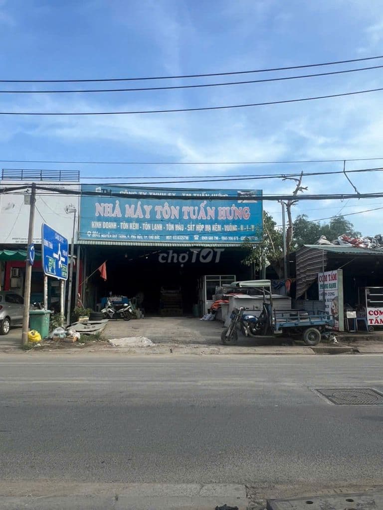 cần bán MT Nguyễn duy trinh DT: 10 x 27 dtcn 276 m2 giá 27 tỷ
