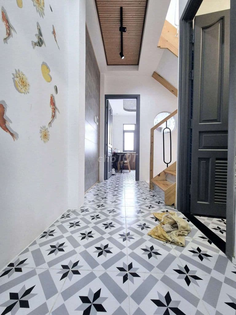 NHÀ MỚI ĐẸP 4 TẦNG HẺM Ô TÔ CHỈ 4,X tỷ - Ảnh 2