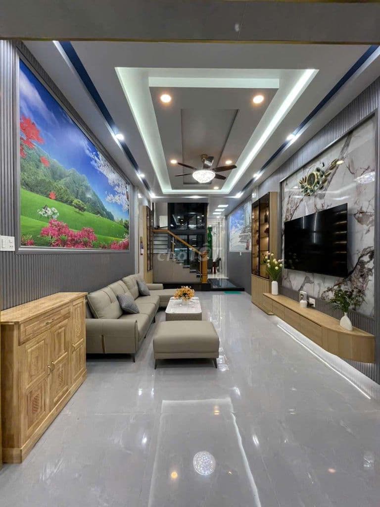 nhà bán siêu phẩm , duong 59 p14 gv , nhà mat tiên duong thông xe tải - Ảnh 3