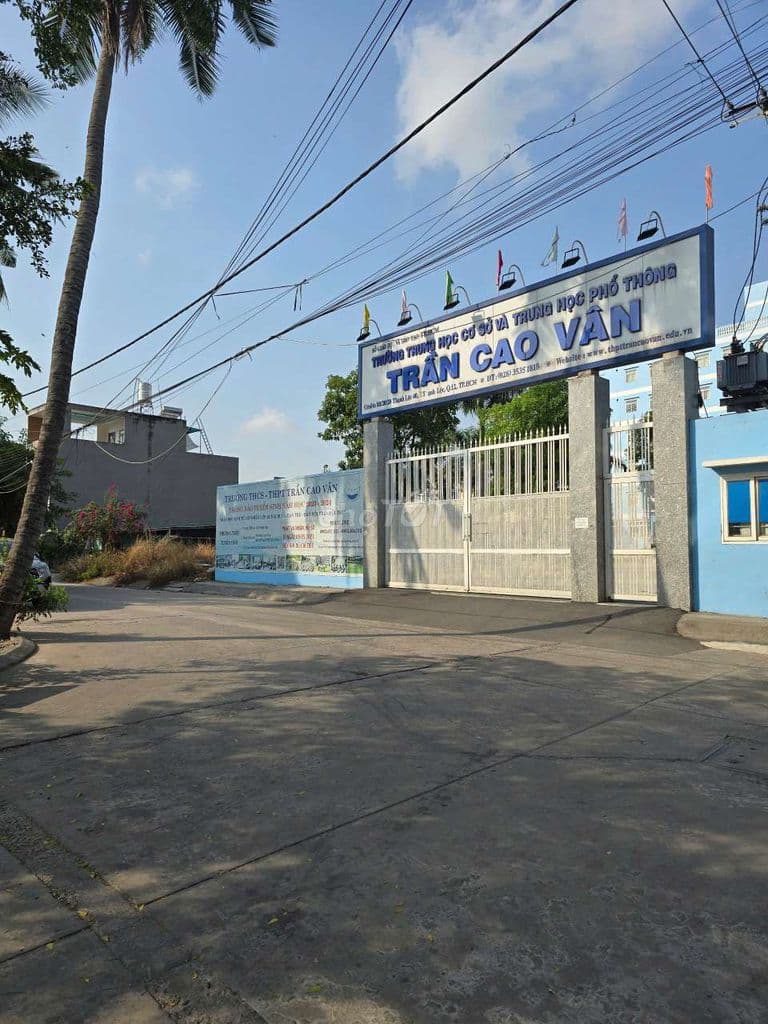 ĐẤT TL 40,ĐỐI DIỆN TRƯỜNG HỌC TRẦN CAO VÂN,DT:170M2,CHỈ 8.95 TỶ - Ảnh 2