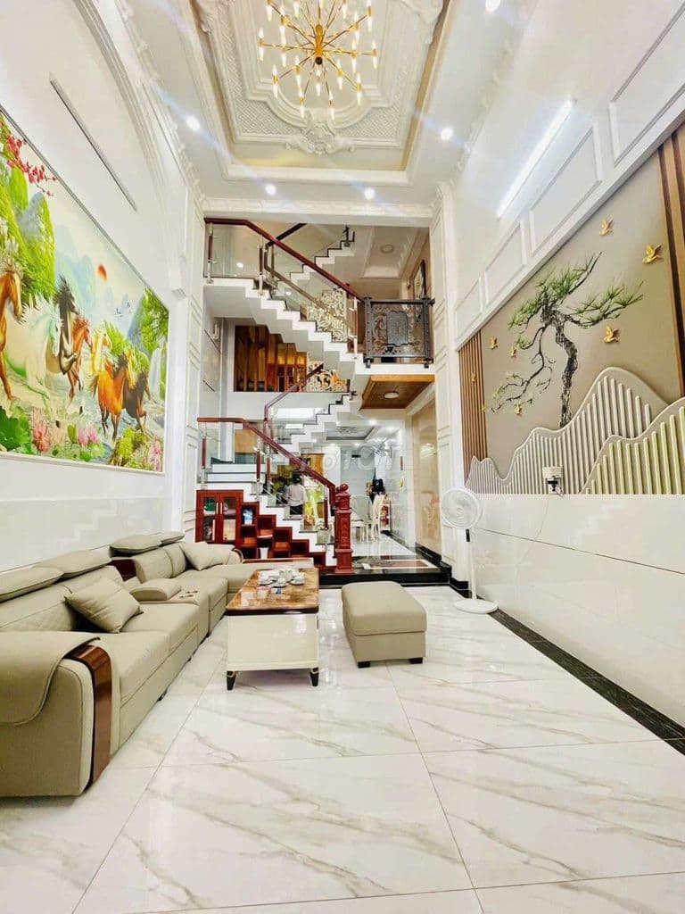 NHÀ LÊ VĂN QUỚI 4 X 18M - 4PN - HẺM OTO THÔNG - 7 TỶ 950TR TL