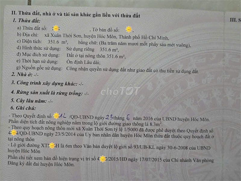 Bán Lô Đất THỔ 450m2 – HXH Nguyễn Văn Bứa, Xuân Thới Sơn – Chỉ 6.3 tỷ - Ảnh 3