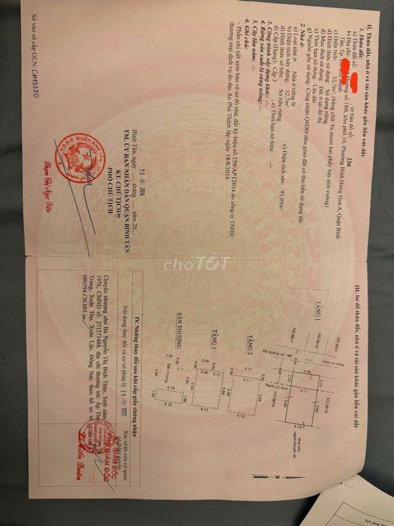 nhà bán 3 lầu đường 18b mã lò bình tân - Ảnh 2