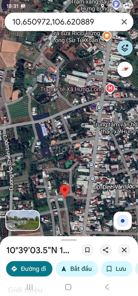 bán đất tặng kho lô nhì đoàn nguyên tuân gần chợ hưng long 1387m