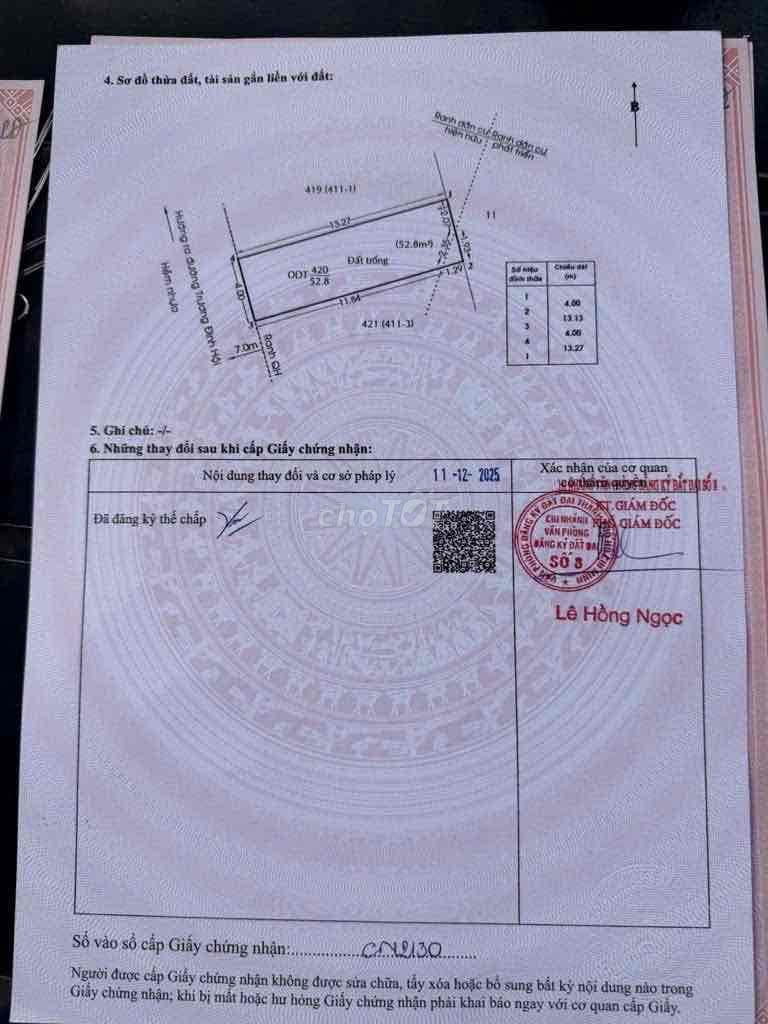 🌟 ĐẤT MẶT TIỀN SỔ TRƯƠNG Đình Hội – GÓC An Dương Vương – GIÁ CHỈ 5.1