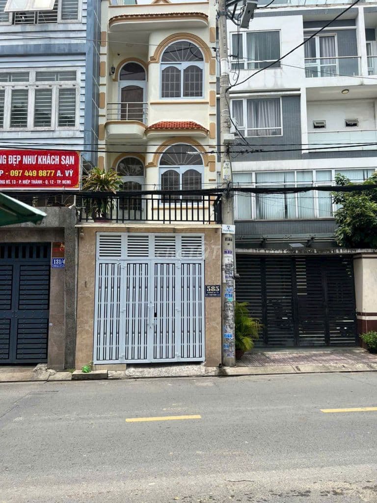 BÁN NHÀ MẶT TIỀN ĐƯỜNG HT13 - GẦN CHỢ HIỆP THÀNH. GIÁ : 4,79 TỶ