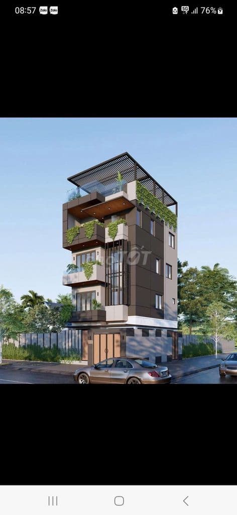 Villa mini Ngang 7,5m. 4 Tầng Thang Máy góc 2MT Hẻm Đ.Hiệp Thành 45 - Ảnh 3