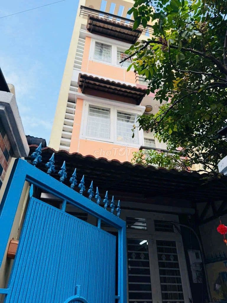 NHÀ 3 TẦNG SÂN THƯỢNG - HẺM XE HƠI - 55M2 - GẦN NGÃ 5 BÌNH HOÀ - Ảnh 2