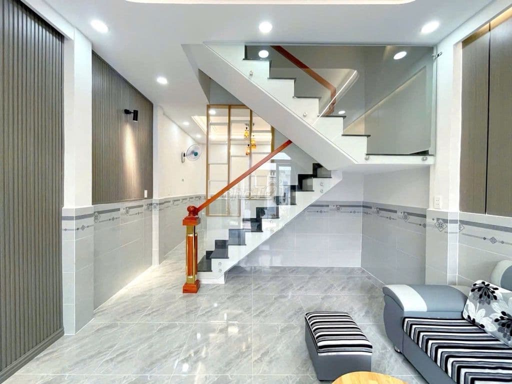 Nhà mới đẹp 4x10m 1 trệt 1 lầu Lê Văn Khương, Q12 chỉ 1,74 tỷ - Ảnh 2