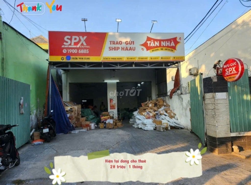 BÁN NHÀ ĐỐI DIỆN KCN LÊ MINH XUÂN 3 ĐANG CHO THUÊ 20TR/THÁNG