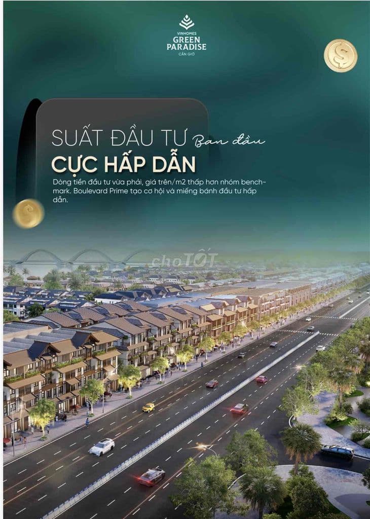 BÁN NHÀ PHỐ 2 MẶT TIỀN ĐƯỜNG LỚN 50m VINHOMES CẦN GIỜ [CỌC SỚM CK 2 CH - Ảnh 3