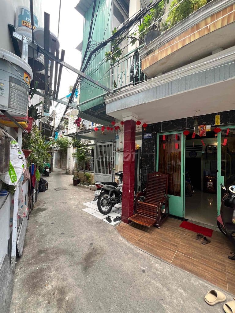 nhà 1 lầu 59m2 hẻm 997 trần xuân soạn quận 7 - Ảnh 2