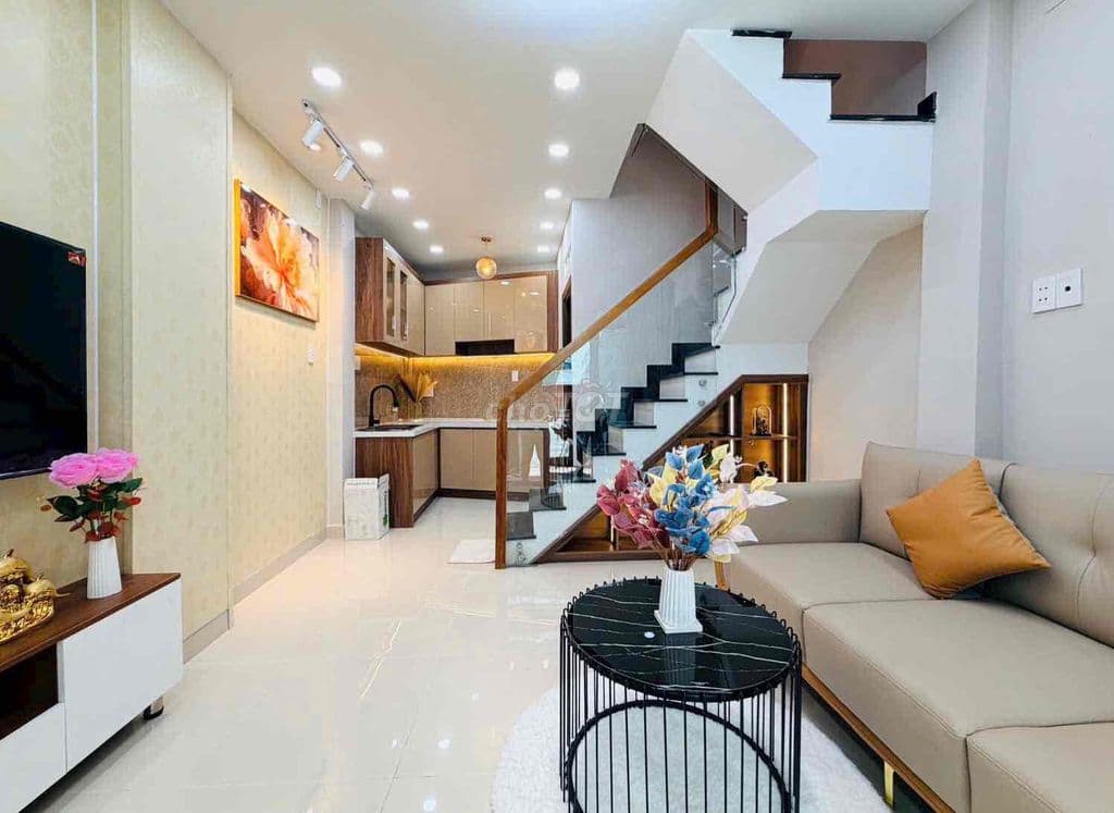 4❌7m, BÁN NHÀ 3 TẦNG, 3PN👉3.x TỶ, NGUYỄN THÁI SƠN, P5 GÒ VẤP😍 - Ảnh 2