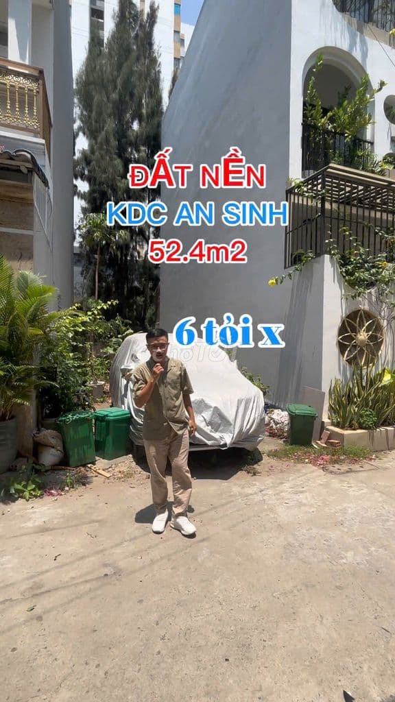 ĐẤT NỀN KDC AN SINH - ĐƯỜNG 6M - LIỀN KỀ TRỤC LIÊN PHƯỜNG