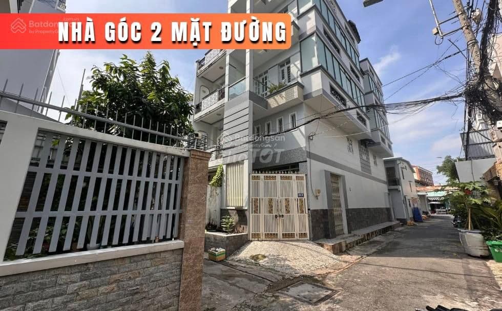 Bán nhà góc 2MT Cư Xá Phú Lâm A, 4 x 18m, 4 tấm, 10.5 tỷ