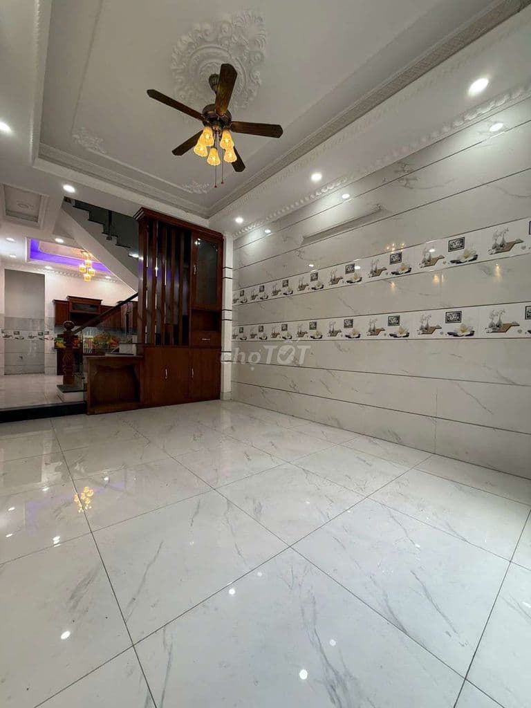 Nhà Bán Bình Tân - Hẻm xe hơi ngủ trong nhà - 80m - 4 tầng. - Ảnh 3
