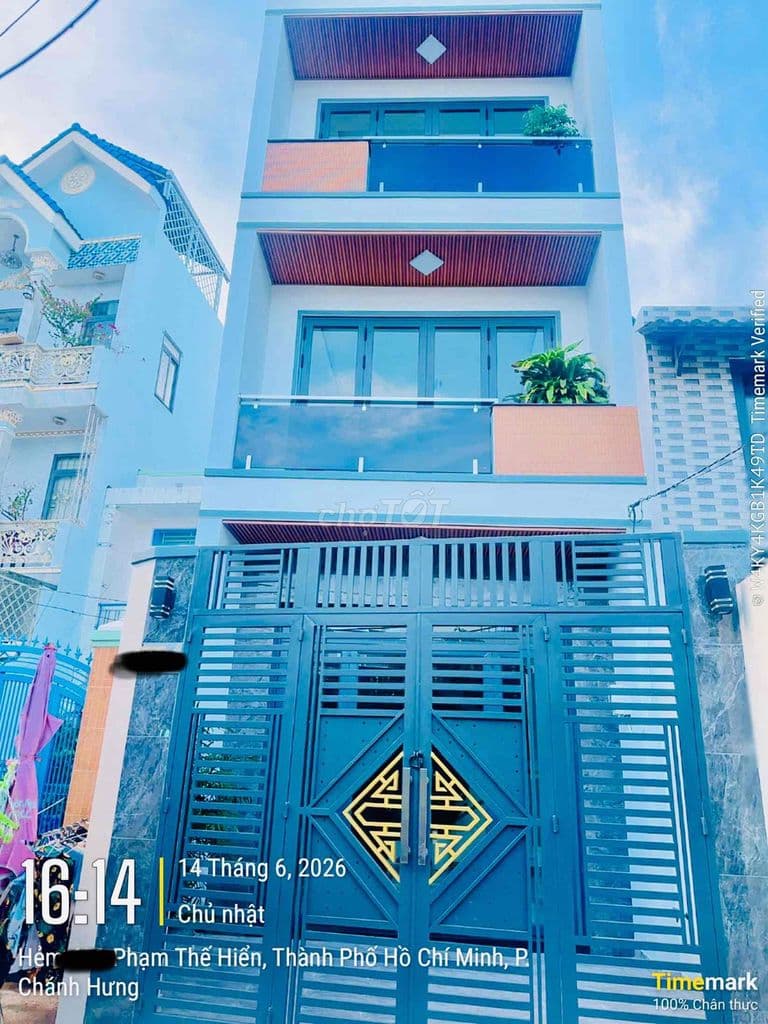 Bán Nhà Mới 4 Tầng Hẻm Ô Tô Quay Đầu, 62m2 Hơn 8 Tỷ, P3 Q8 - Ảnh 2