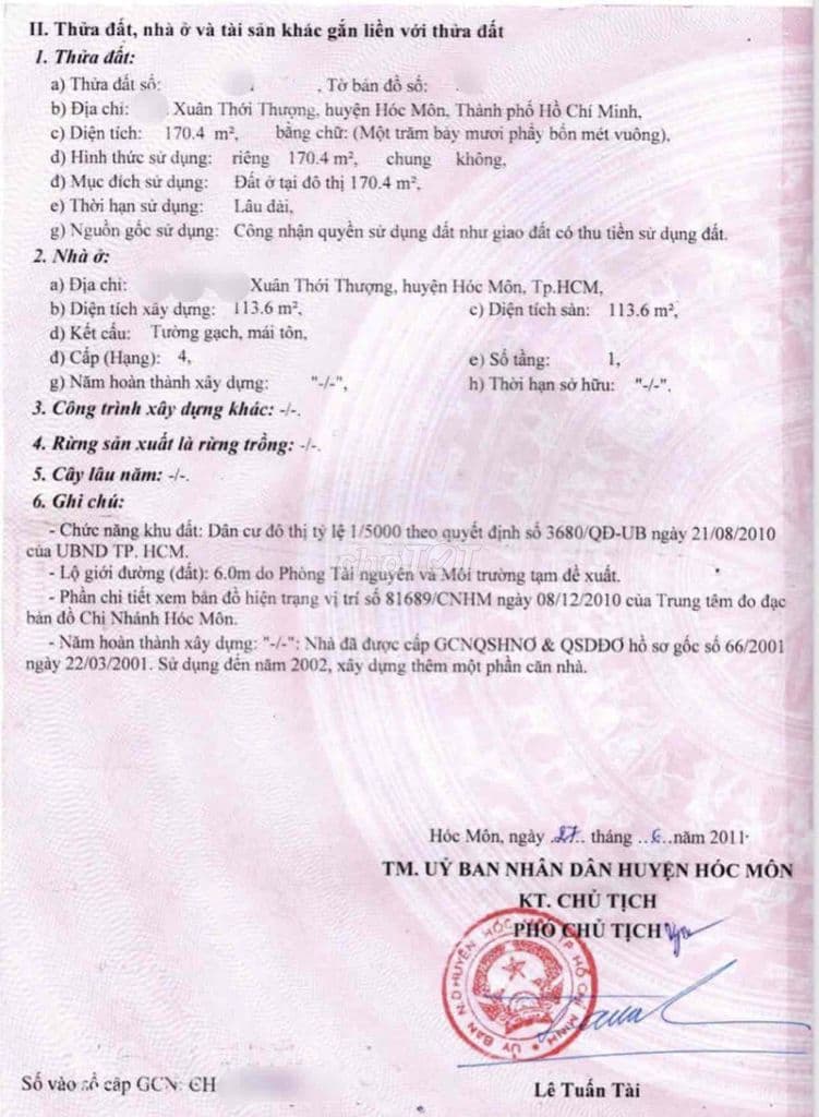 THƠM NHẤT HOC MÔN- PHAN VĂN HỚN- 200M2 - HXH - 2PN - 4TY2