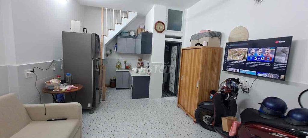 Nhà đường Xuân Diệu P4 Tân Bình, 3.8x6.5m, 1 lầu, nhà mới ở ngay