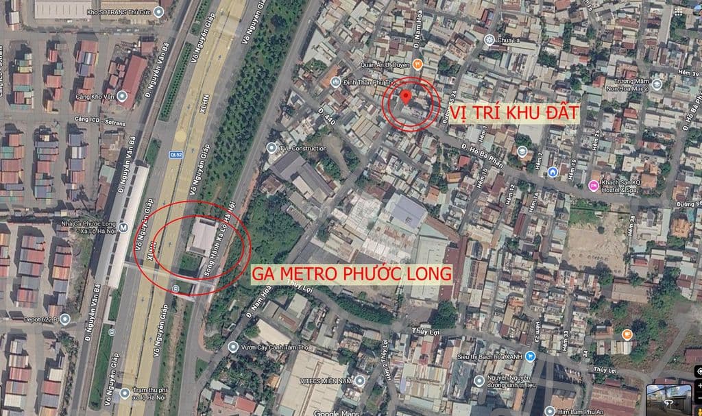 MẶT TIỀN 160 M2 (RỘNG 6M) GA METRO PHƯỚC LONG