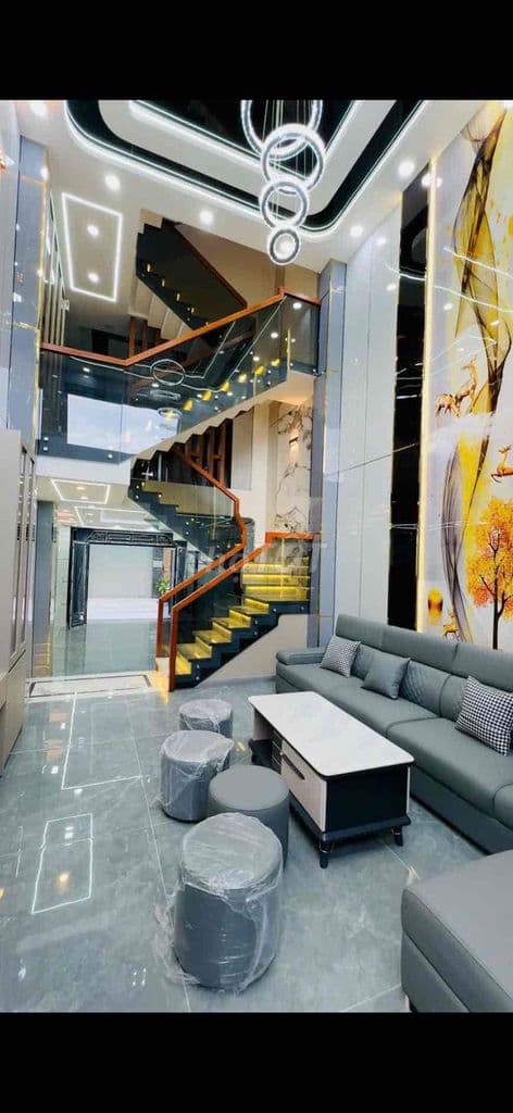 Nhà 5 tầng mới Xây 4x15m Gần chợ Bình Thành BHHB Bình Tân - Ảnh 3