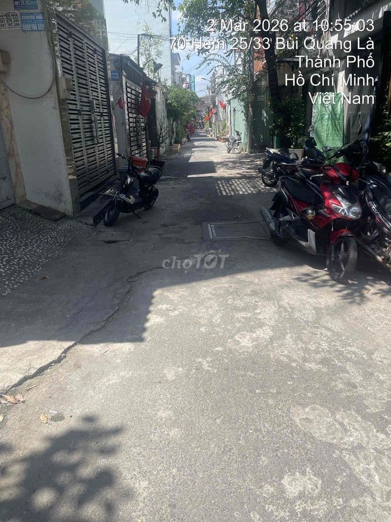 tôi cần bán đất hẻm 25/33 Bùi Quang Là, P12, GV - Ảnh 3